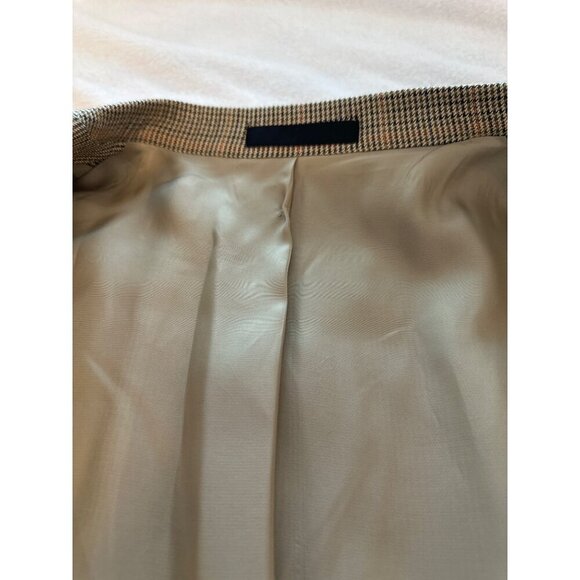 Paul Betenly Silk & Wool Blazer Mens 42R Beige Two-Button Lined Jacket - Picture 5 of 13